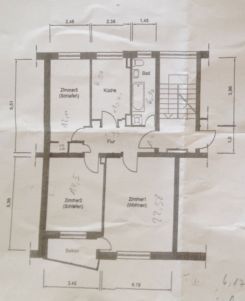 *** TOP ANGEBOT *** ATTRAKTIVE 3-Zi. ETW mit EBK &amp; SÜD-BALKON in Bergen-Enkheim