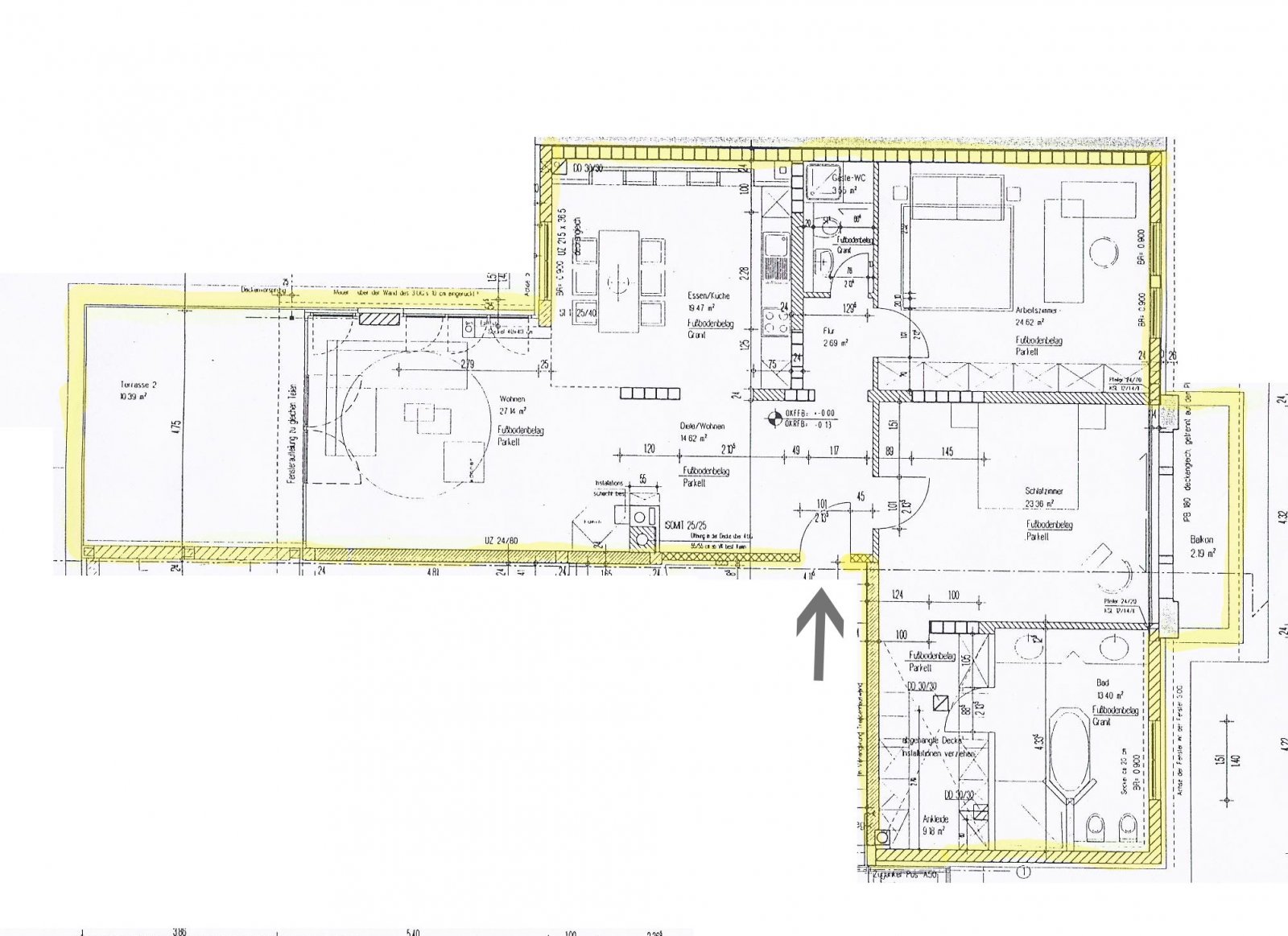 ** SANIERTER STIL-ALTBAU ** Exklusives 3-Zi. LUXUS-PENTHOUSE mit KAMIN, TERRASSE, BLK ...