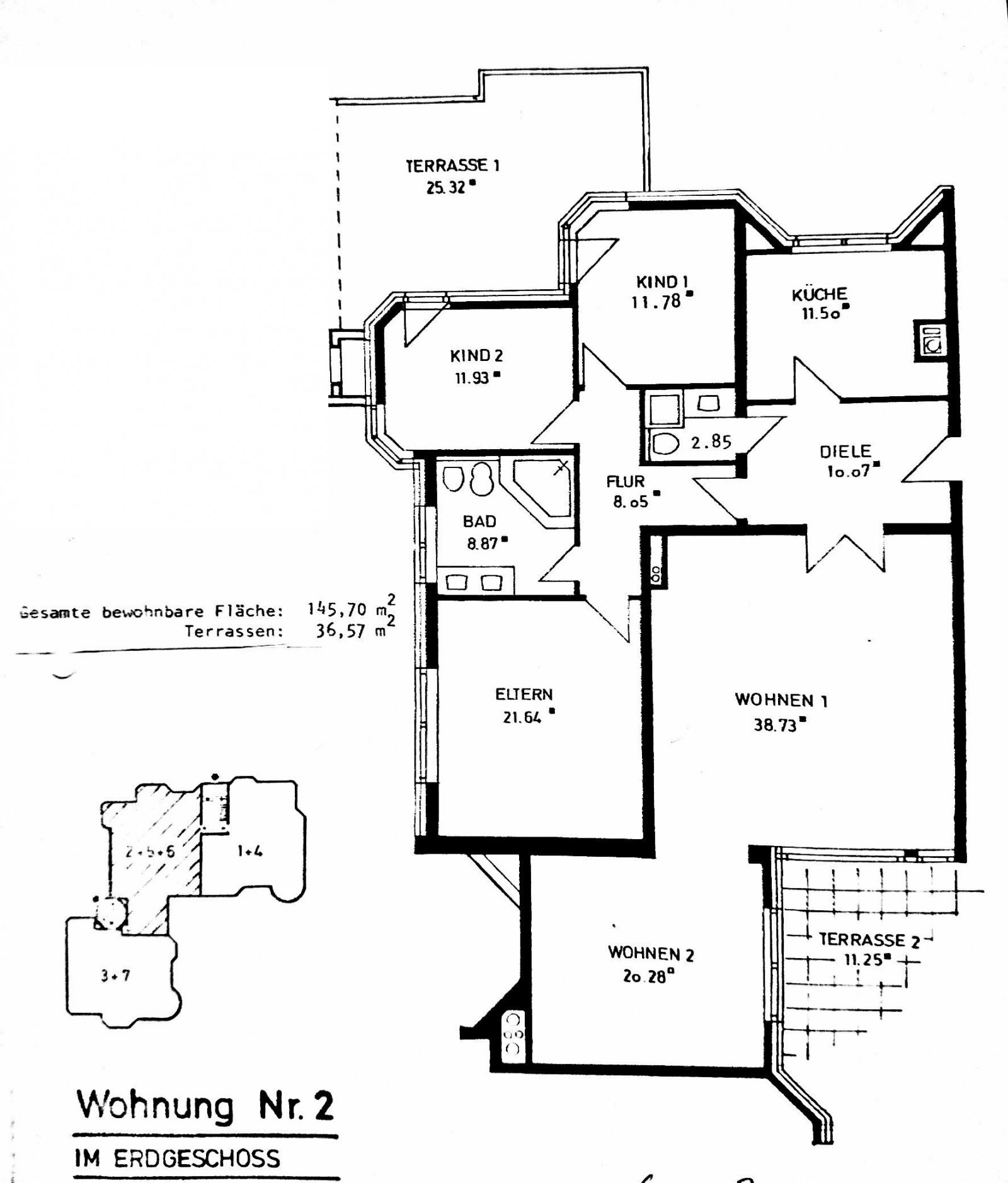 °°° Exklusive Stadtoase °°° 4–5 Zi. Terrassenwohnung (Dichterviertel)