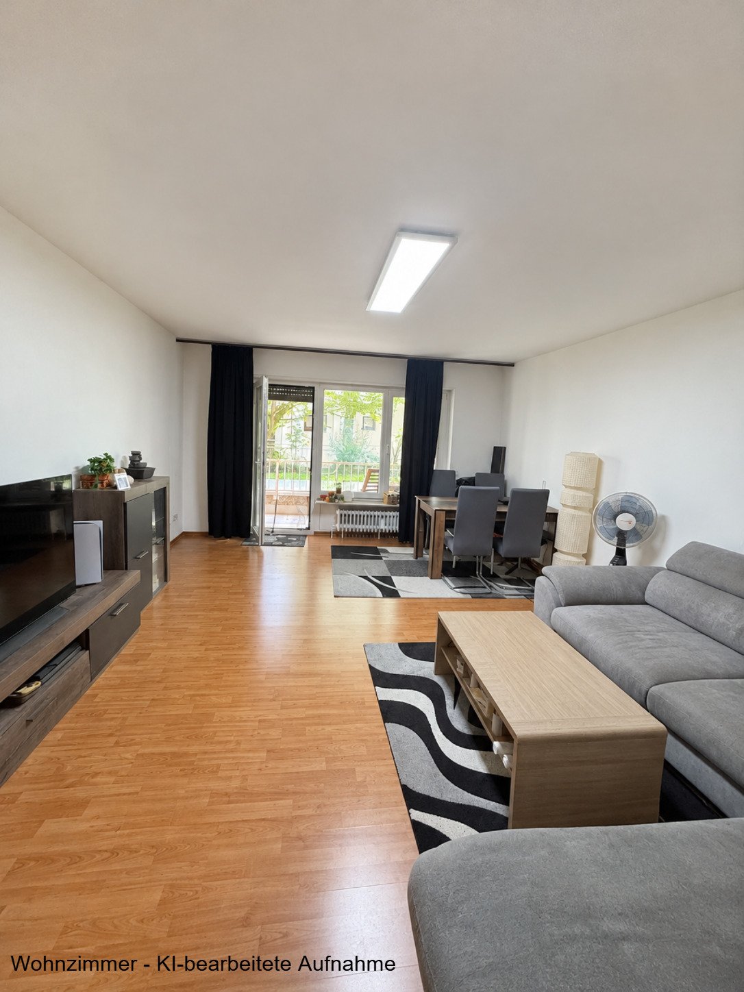 Wohnzimmer - KI-bearbeitete Aufnahme Wohnzimmer - KI-bearbeitete Aufnahme