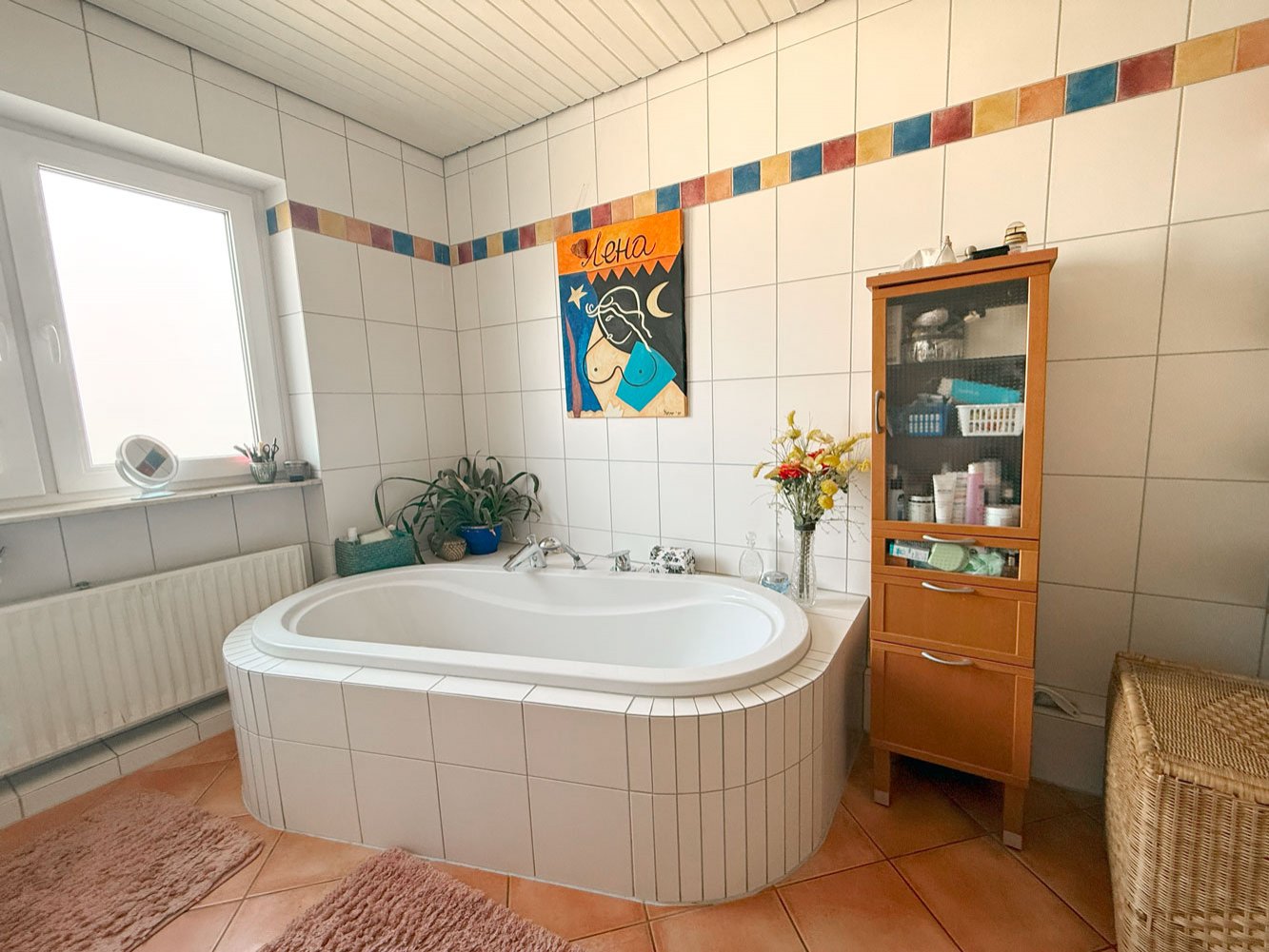 ... mit Badewanne